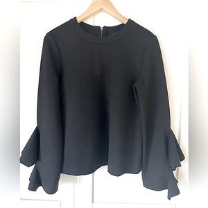 Scalloped Sleeve Date Night Top from Banana Republic